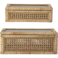 Bloomingville Opbergdoos rotan - set van 2