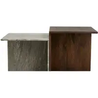 Nordal A/S ODRA lage tafels - hout/marmer