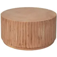 Broste Copenhagen Rillo podium terracotta Ø75cm - 14469049