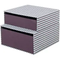 Broste Copenhagen Cecelia opbergboxen blackberry wine - 70080496