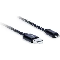Aq Premium PC64010 1 m Wit-Zwart Hi-Fi USB-kabel