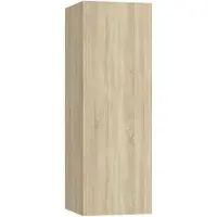 vidaXL Tv-meubel 30,5x30x90 cm bewerkt hout sonoma eikenkleurig