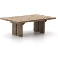 Rough furniture + 15% kassakorting | ROUGH-L lounge tuintafel 120x80x42cm