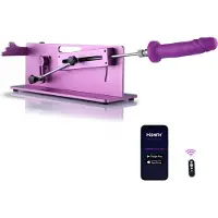 Hismith Premium PRO 5 Premium Seksmachine TableTop KlicLok Smart App Paars