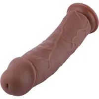 Hismith Premium Dildo XL KlicLok Large 25+ CM Bruin