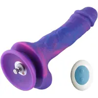 Hismith Premium Dildo Vibrerend Inclusief Afstandsbediening KlicLok Paars