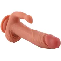 Hismith Premium Dildo Rabbit KlicLok Medium 20-23 CM Nude