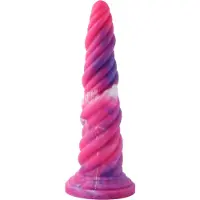 Hismith Premium Fantasy Zuignap Dildo 25 cm Anaal Roze Unicorn