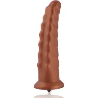 Hismith Premium Dildo P-Spot Arthropod KlicLok en Zuignap 25 CM Goudbruin