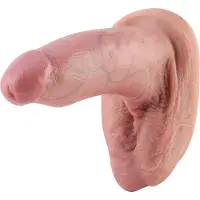 Hismith Premium Realistische Dildo KlicLok en Zuignap 23 CM Beige
