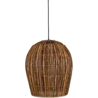 Ay Illuminate Rattan Bulb Suspension Small
