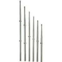 PLASTIMO Stanchion 2 Holes Flag Zilver 75 cm