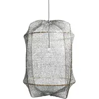 Ay Illuminate Z1 Hanglamp Sisal Net Grey