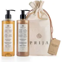 Sarcia.eu PRIJA - Set cosmetica in een zakje, badschuim met deeltjes + haarshampoo