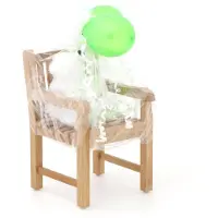 Kees Smit + 10% kassakorting | Kinder tuinstoel 35x40x56cm/KiKabeer Groot 30cm wit