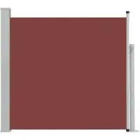 vidaXL Tuinscherm uittrekbaar 170x300 cm bruin