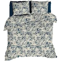 Satin d'or Dekbedovertrek Guirlande Marine Satijn-140 x 200 / 220 cm | 1-Persoons