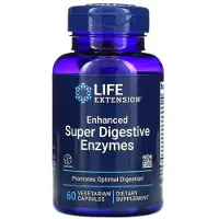Life Extension , Versterkte Super Digeerende Enzymen, 60 Vegetarische Capsules