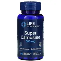 Life Extension , Super Carnosine, 500 mg, 60 Vegetarische Capsules