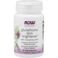 Now , Solutions, Glutathionehuidverhelder, 30 Vet Capsules