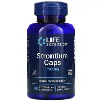 Life Extension - Strontium Capsules, 750 mg - 90 stuks