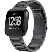 IMoshion Stalen bandje voor de Fitbit Versa / Versa 2 / Versa Lite- Zwart