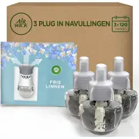 Air Wick Elektrische Luchtverfrisser Navullingen - Fris Linnen - 3 Navullingen