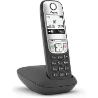 Gigaset A690, Analoog telefoon, Draadloos handset, Sprekenhandsfree, 100 contacten, Zwart, Zilver