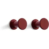 HAY Bolt haak 2-pack Ø2,8 cm Red