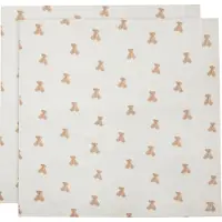 Jollein Multidoek Hydrofiel 115x115 Teddy Bear 2-pack
