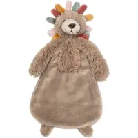 Happy horse Leeuw Leon Knuffeldoekje - Bruin/Multi colour - Baby cadeau