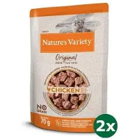Nature’s Variety original pouch chicken kattenvoer 2x 12x70 gr