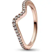 Pandora Ring Sprankelende Golfring Rosé 182539C01-56