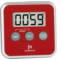 Lowell JT-5412R kookwekker Digitale kookwekker Rood