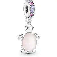 Pandora Moments Dames Bedel Zilver - RozeZilverkleurig