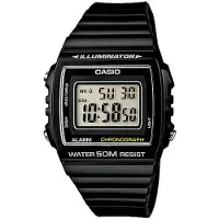 Casio collection W-215H-1A-zwart/digitaal