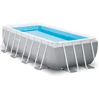 Intex Prisma Frame Rectangular Above Ground With Filter Pool Wit 400 x 200 x 100 cm