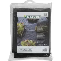 Nature - Afdekfolie - 3 x 4m - 100µ - Zwart - Multifunctioneel