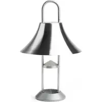 HAY Mousqueton portabele tafellamp Brushed stainless steel