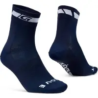 Gripgrab - Classic Regular Cut Zomer Fietssokken 1 Paar Coolmax Wielersport Sokken - Navy Blauw - Unisex - Maat M (41-44)