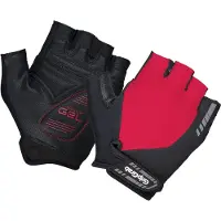 Gripgrab - ProGel Padded Korte Vinger Zomer Fietshandschoenen Wielrenhandschoenen met Padding - Rood - Unisex - Maat S