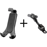 Lampa Opti-Arm scooterspiegel mount met universele smartphonehouder