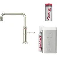 Quooker Classic Fusion Square - Combi+ - Cube - Nikkel Glans