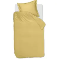 Ambiante Dekbedovertrek Satin Uni Licht geel Satijn-140 x 200 / 220 cm | 1-Persoons