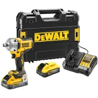 DeWalt - 18V AKU slagmoersleutel, 2x 5,0 Ah accu DCF891H2T