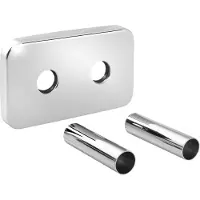 Bruckner Wicher afdekrozet 12x7cm chroom