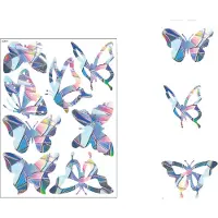INF Reflecterende vogel raamstickers - 8 stuks