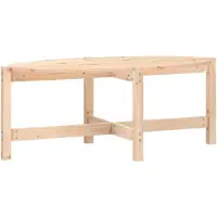 vidaXL Salontafel 118x63x45 cm massief grenenhout
