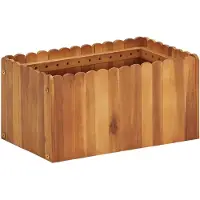 vidaXL Plantenbak verhoogd 50x30x25 cm massief acaciahout