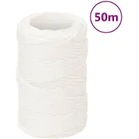 vidaXL Boottouw 2 mm 50 m polypropyleen volwit
